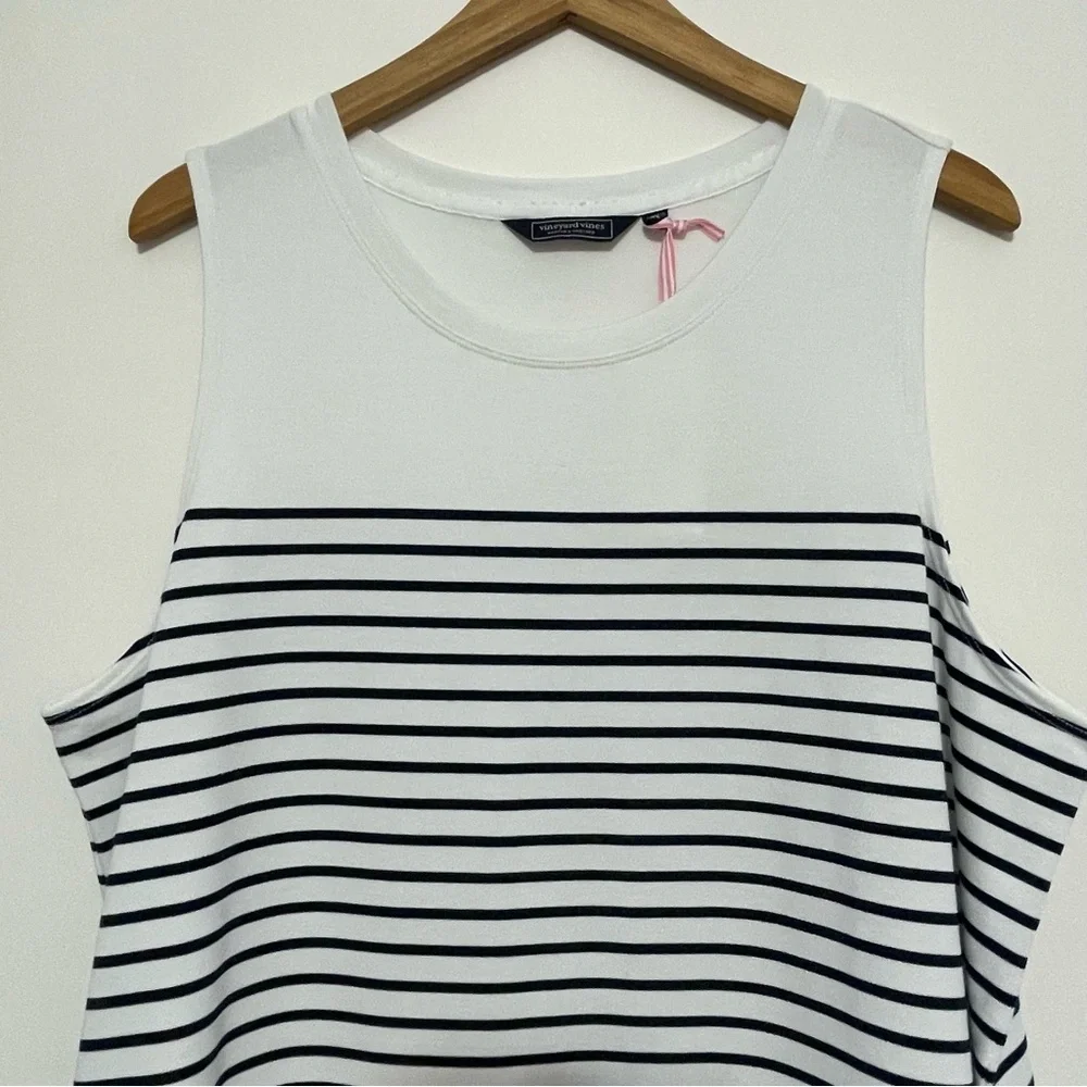 Vineyard Vines Lighthouse Navy T-Shirt Dress Size XL